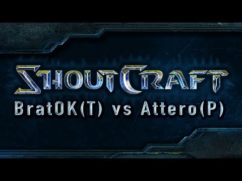 SHOUTcraft: Match 1 - BratOK (T) vs Attero (P)
