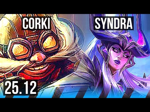 CORKI vs SYNDRA (MID) | 7k comeback | KR Master | 25.12