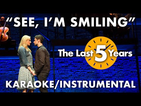 "See, I'm Smiling" - The Last 5 Years | EJM Instrumentals (Karaoke/Instrumental w/ Lyrics)