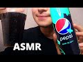 ASMR PEPSI MINT BLAST DRINKING 1 GLASS SODA MUKBANG DRINK ONE SHOT