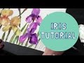 Watercolor Demonstration | How to paint Purple and ...