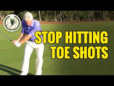GOLF TIPS - HOW TO STOP HITTING TOE SHOTS