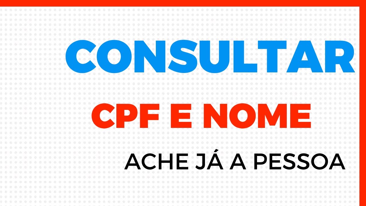 COMO ACHAR UMA PESSOA PELO NOME COMPLETO na INTERNET I Site de Consultas