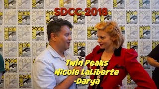 SDCC 2018: Twin Peaks Nicole LaLiberte - Darya video