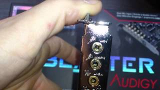 Video thumbnail for Sound Blaster Audigy Rx by kontomanikos