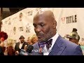 AN EMOTIONAL BERNARD HOPKINS SPEAKS ON HALL OF FAME INDUCTION "IM SO GLAD I NEVER GAVE UP!"