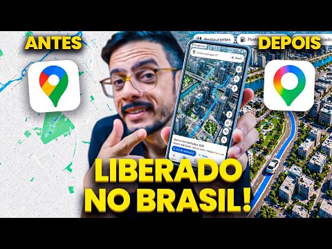 O NOVO Google Maps com IA chegou no Brasil… fiz o teste completo 👀