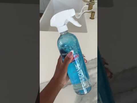 Windex Multisurface Cleaner Starter Kit - Contains 1 Reusable Bottle, 9 Concentrated Dissolvable Pods (9 Bottles in 1)