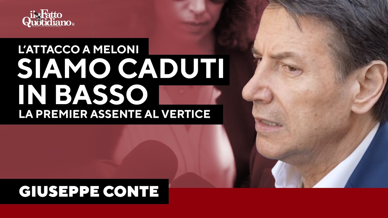 Meloni diserta il vertice Ue-Balcani. Conte: “Non è riuscita a prendere l'aereo, pilotava Salvini?”