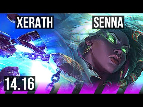 XERATH & Ashe vs SENNA & Jhin (SUP) | 8/3/12, 700+ games | NA Master | 14.16