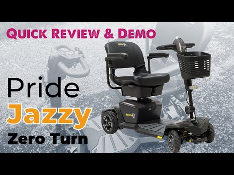 Pride Jazzy Zero Turn QUICK REVIEW 👀 & Demonstration 📸 | Mobility Scooter Overview & Features