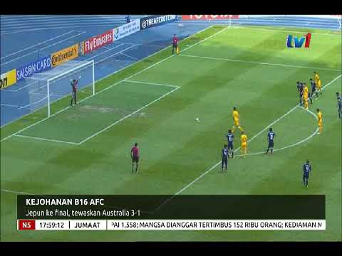 KEJOHANAN B16 AFC : JEPUN KE FINAL, TEWASKAN AUSTRALIA 3-1 [5 OKT 2018]