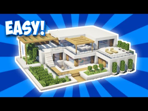 Heyimrobby - Minecraft: How to Build a Large Modern House Tutorial (Easy!)