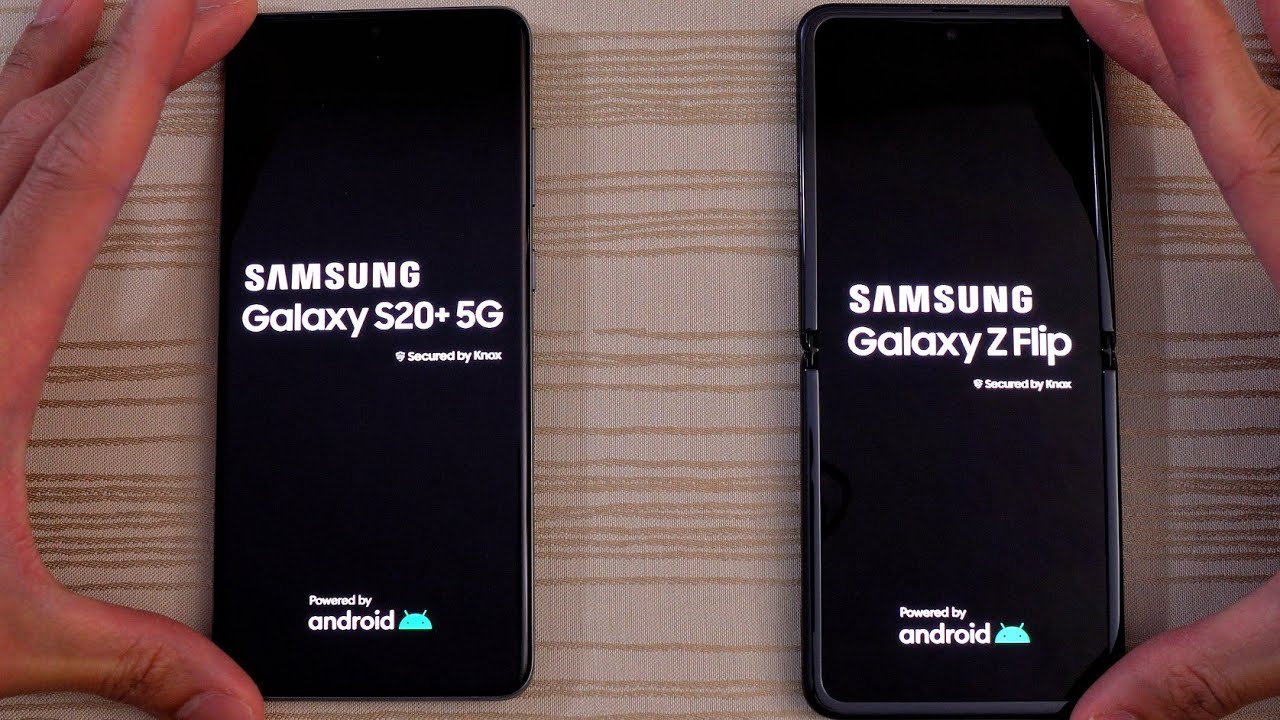 Samsung Galaxy S20 Plus vs Galaxy Z Flip - Speed Test!
