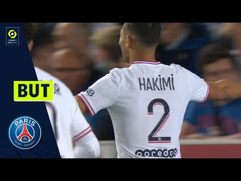 But Achraf HAKIMI (64' - PSG) RC STRASBOURG ALSACE - PARIS SAINT-GERMAIN (3-3) 21/22