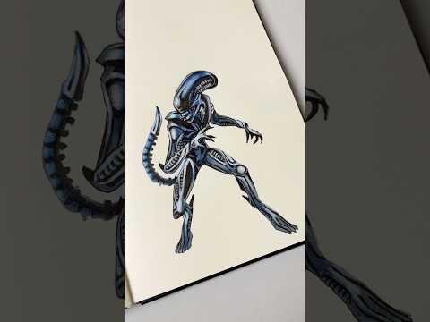 Xenomorph Coloring Sheets
