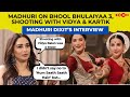 Madhuri Dixit On Working With Vidya Balan Kartik Aaryan In Bhool Bhulaiyaa 3 Challenges Trolls