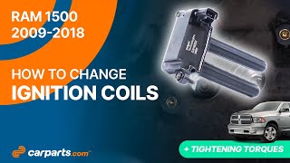 How to replace the Ignition Coils 2009 - 2018 5.7 Dodge RAM 1500 🚗