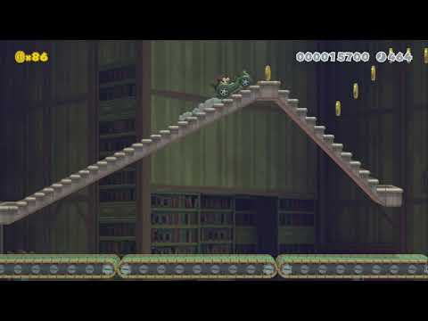 The Haunted Rollercoaster by Spanky MM2 - Super Mario Maker 2 - No Commentary 1bu