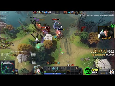 "LAYEEENNNN" KELUH KESAH RUSMAN LANING PHASE BERSAMA SUPPORT ARCHON - DOTA 2