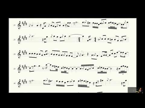Mariah Carey - Without You - Saxruby Solo Alto Sax Transcription