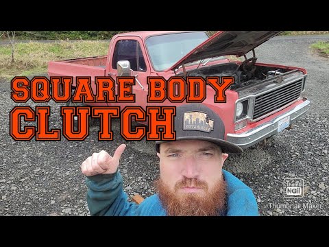 SQUARE BODY CHEVY 4X4 step by step clutch kit how to