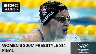 Women's 200m freestyle S14 final at Glasgow 2026 Commonwealth Games | Para Swimming
