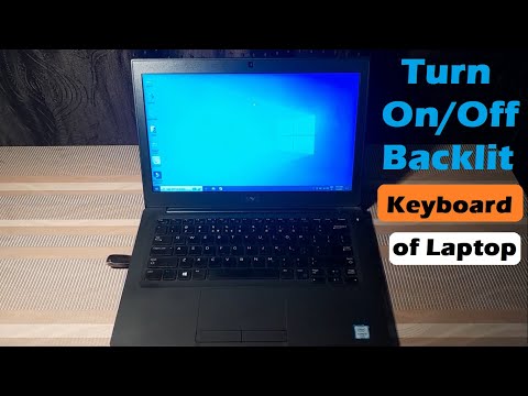 How to Turn On/Off Keyboard Backlight on Dell Laptop | Dell Laptop Backlit Keyboard Turn On #backlit