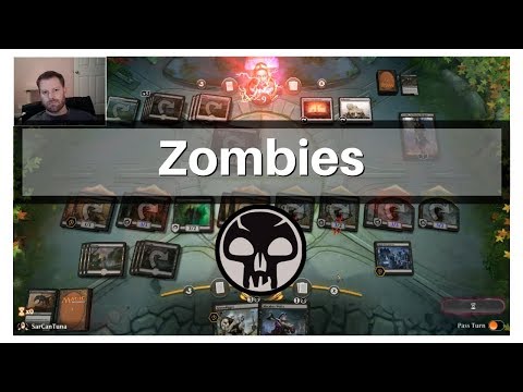 MTG Arena Mono Black Zombies budget deck guide