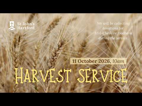 St John's Harvest Sunday Service