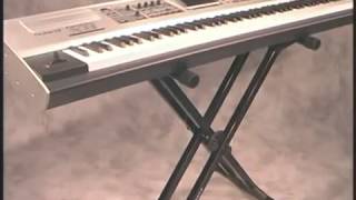 Video thumbnail for Ultimate Support IQ-3000 X-Style Keyboard Stand by idjnow