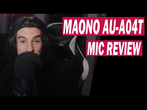 Mikrofono rinkinys MAONO 16 mm, rankena su laikikliu, filtras, juodas / AU-A04 video