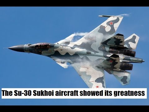 Acrobatic Action of Sukhoi Su-30 aircraft