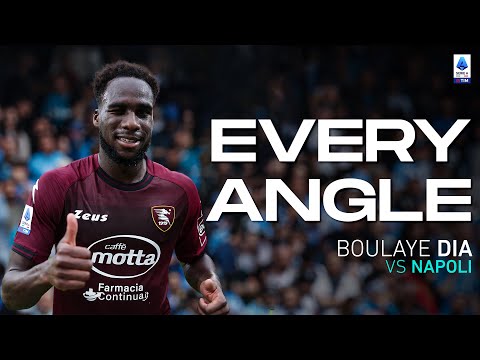 Dia’s curler silences the Maradona Stadium | Every Angle | Napoli-Salernitana | Serie A 2022/23