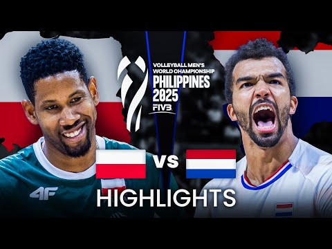 POLAND 🇵🇱 vs NETHERLANDS 🇳🇱 | Highlights | Men's Volleyball World Championship 2025