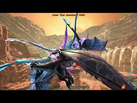 5 Wyverns vs Alpha Manticore (Kronosxavier's Wyverns) - Ark Survival Evolved [OFFICIAL PVE]