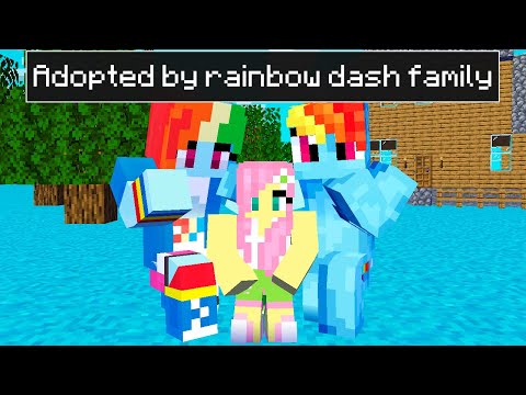 Join the RAINBOW DASH FAMILY in Minecraft!
