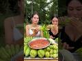 Eating Fresh Vegetable With Chili Sauce Eating Food Mukbang Shortvideo Shorts