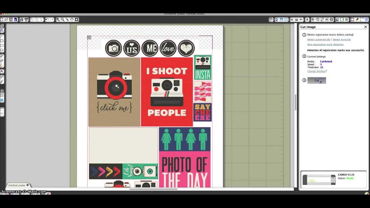 Save Money by Cutting Out Digital Embellishments on your Silhouette!