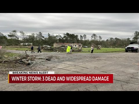 Deadly winter storms leaves widespread damage