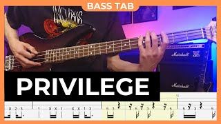 Incubus - Privilege - Bass Tab | Lesson | Cover | Tutorial