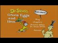 Opening To Dr Seuss Green Eggs Ham 2002 DVD