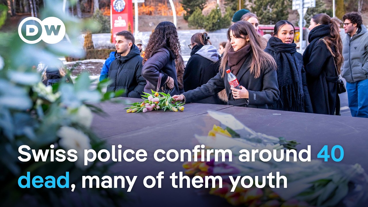 Swiss authorities confirm around 40 dead in ski resort tragedy, many of whom were youth | DW News