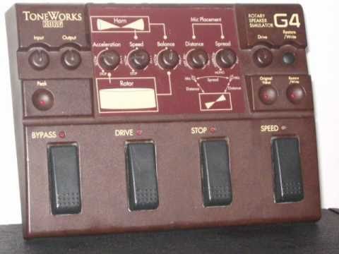 Korg ToneWorks G4 Rotary Speaker Simulator / Leslie [Ambient / Drone application]