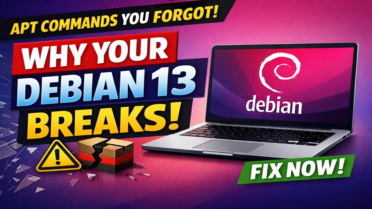 This Is Why Your Debian 13 Trixie Breaks (APT Commands You Missed)