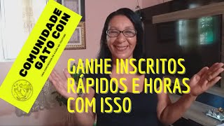 COMO CONSEGUIR AS 4 MIL HORAS E INSCRITOS NO YOUTUBE / DIVULGANDO CANAIS DE INSCRITOS