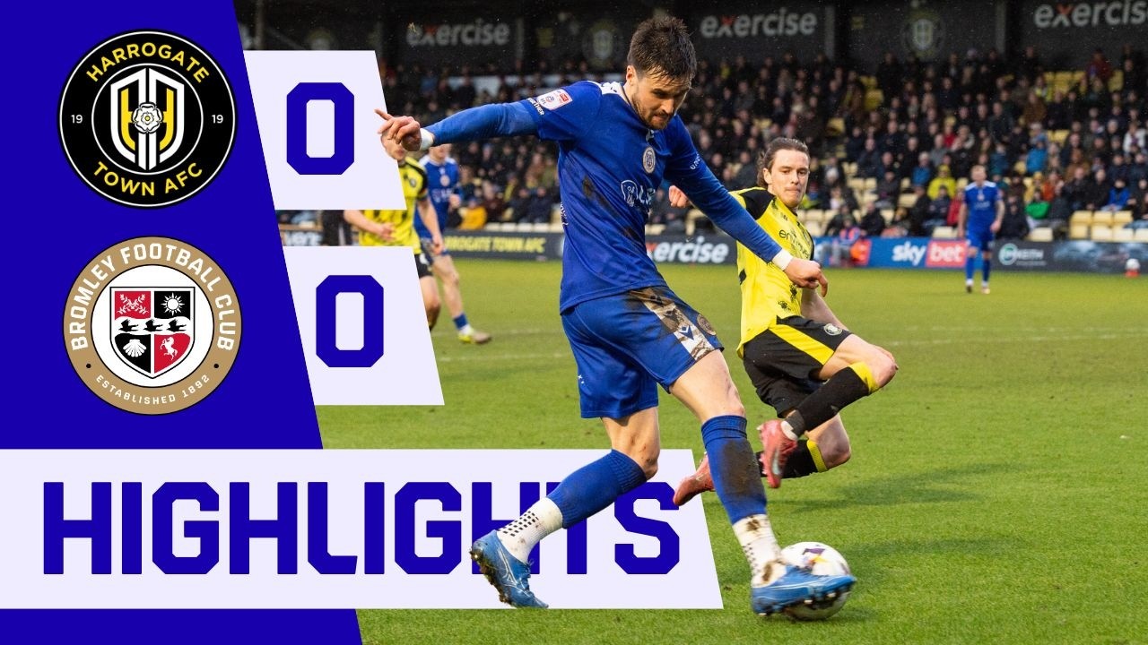 Harrogate Town vs Bromley Highlights