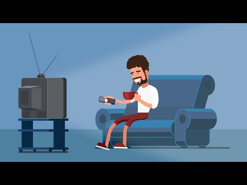 DUIK BASSEL Character Watches TV Animation in After Effects Tutorials