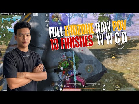 FULL ENDZONE IGL RAW POV 13 FINISHES WWCD | we MNP ESPORT is back !!