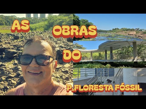 As infindáveis obras do Parque Floresta Fóssil. Teresina Piauí 